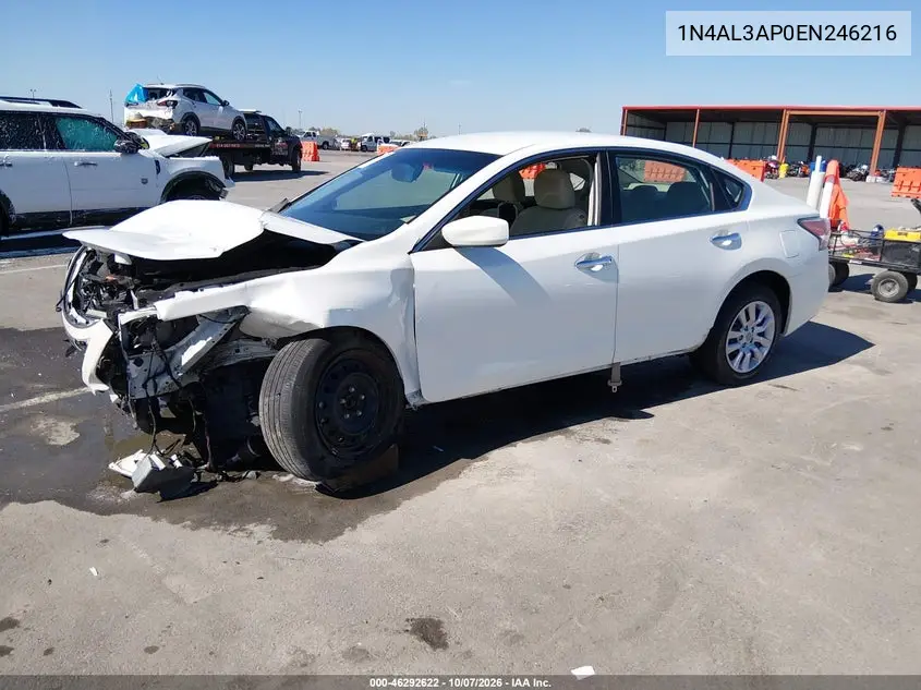 2014 NISSAN ALTIMA VIN 1N4AL3AP0EN246216 — фото 2