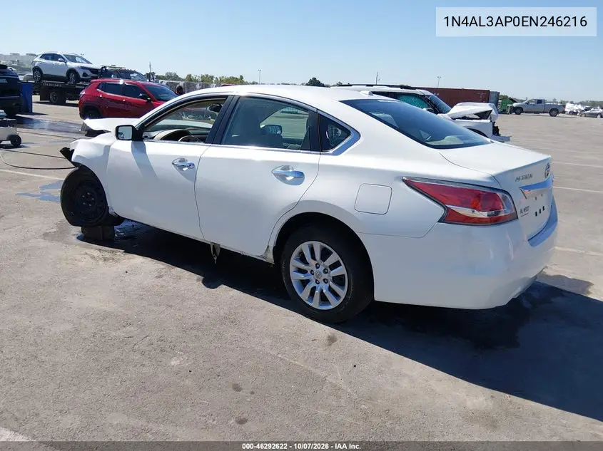 2014 NISSAN ALTIMA VIN 1N4AL3AP0EN246216 — фото 3