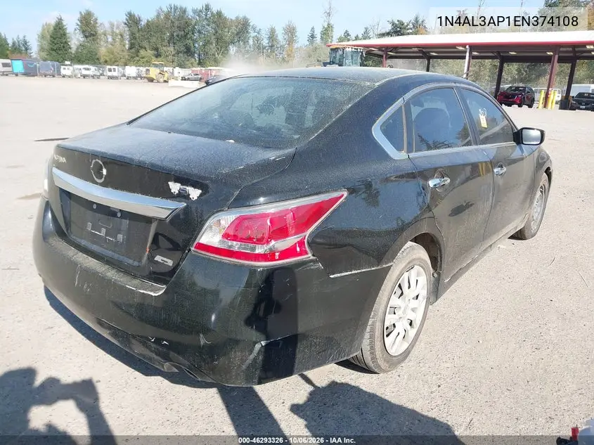 2014 NISSAN ALTIMA VIN 1N4AL3AP1EN374108 — фото 4