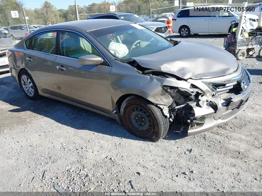 NISSAN ALTIMA 2014, VIN 1N4AL3AP7EC105560