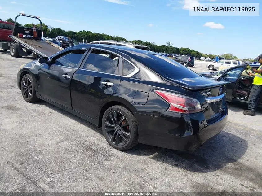 2014 NISSAN ALTIMA VIN 1N4AL3AP0EC119025 — фото 3