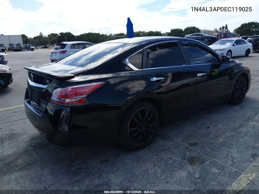 2014 NISSAN ALTIMA VIN 1N4AL3AP0EC119025 — фото 4
