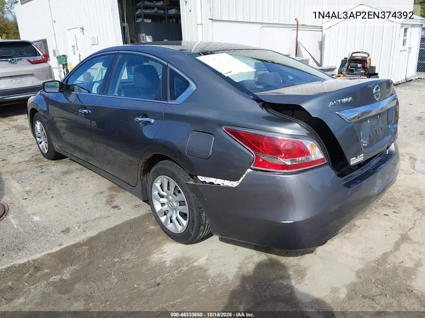 2014 NISSAN ALTIMA VIN 1N4AL3AP2EN374392 — фото 3