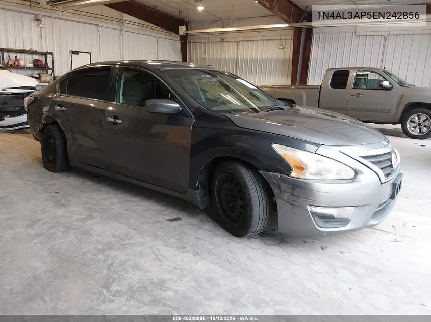 NISSAN ALTIMA 2014, VIN 1N4AL3AP5EN242856