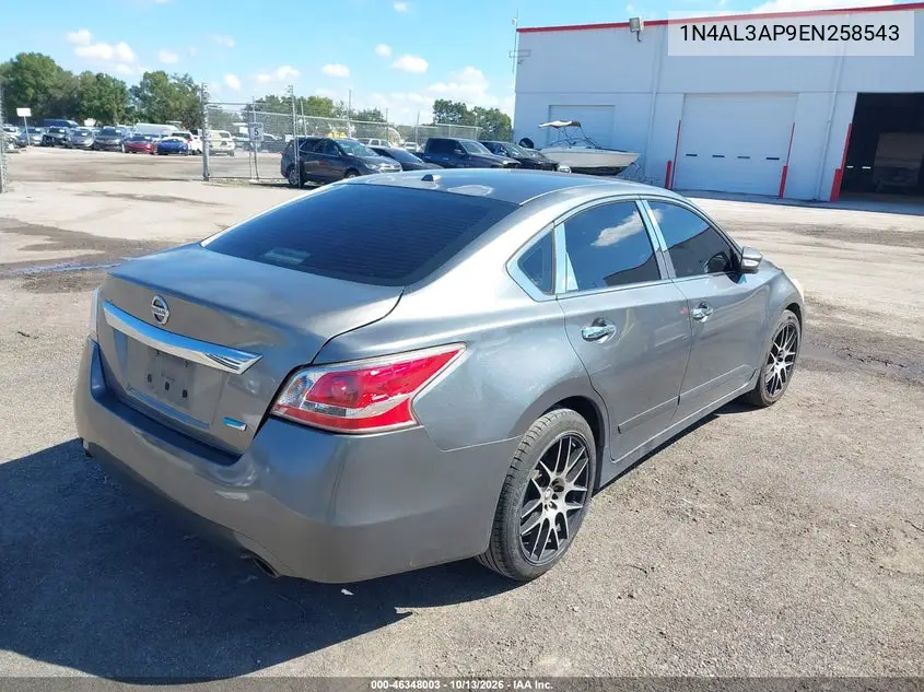 2014 NISSAN ALTIMA VIN 1N4AL3AP9EN258543 — фото 4