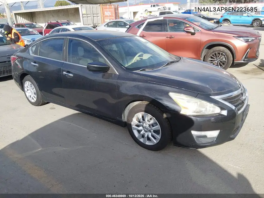 NISSAN ALTIMA 2014, VIN 1N4AL3AP8EN223685