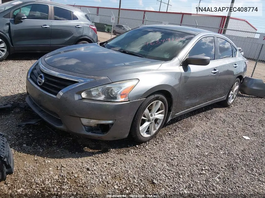 2014 NISSAN ALTIMA VIN 1N4AL3AP7EC408774 — фото 2