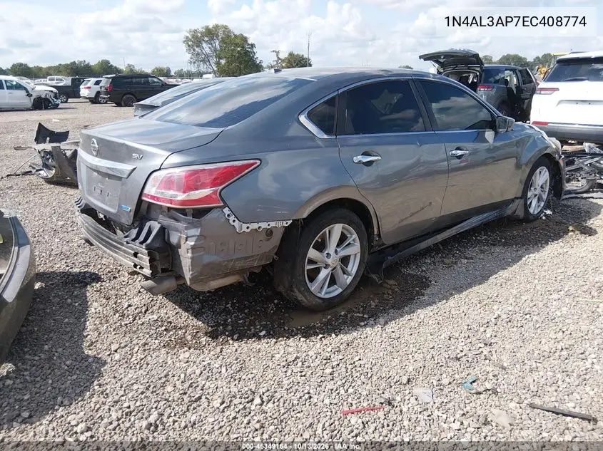 2014 NISSAN ALTIMA VIN 1N4AL3AP7EC408774 — фото 4