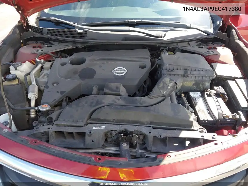 2014 NISSAN ALTIMA VIN 1N4AL3AP9EC417380 — фото 10