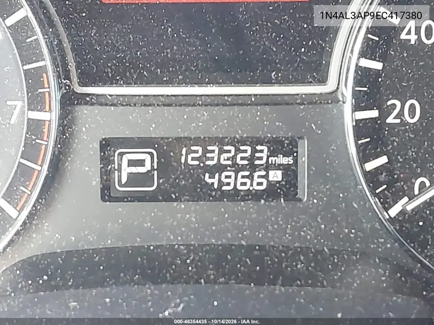2014 NISSAN ALTIMA VIN 1N4AL3AP9EC417380 — фото 15