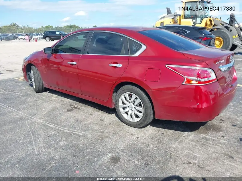 2014 NISSAN ALTIMA VIN 1N4AL3AP9EC417380 — фото 3