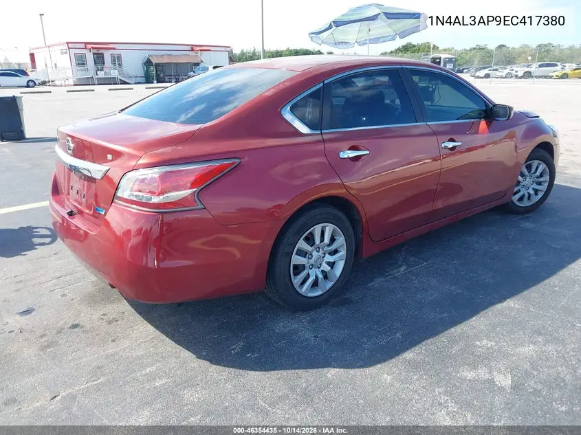 2014 NISSAN ALTIMA VIN 1N4AL3AP9EC417380 — фото 4
