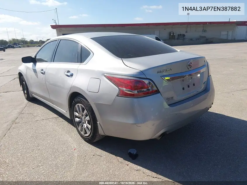 2014 NISSAN ALTIMA VIN 1N4AL3AP7EN387882 — фото 3