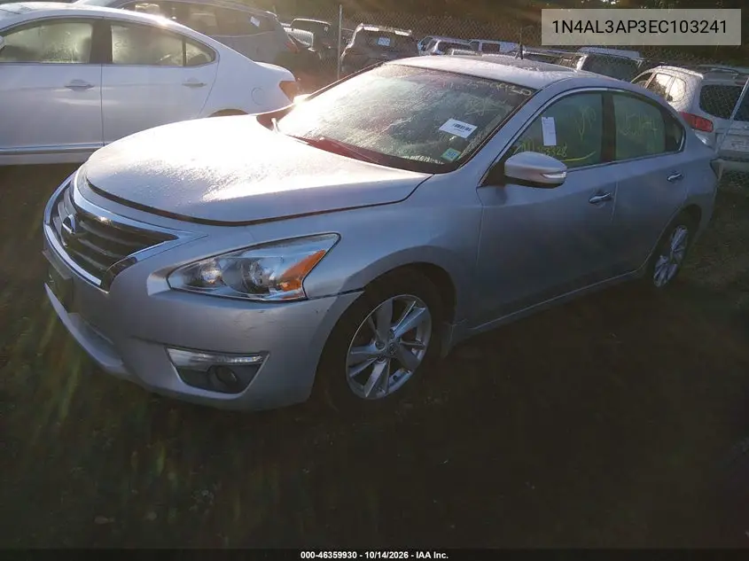 2014 NISSAN ALTIMA VIN 1N4AL3AP3EC103241 — фото 2