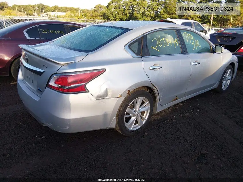 2014 NISSAN ALTIMA VIN 1N4AL3AP3EC103241 — фото 4