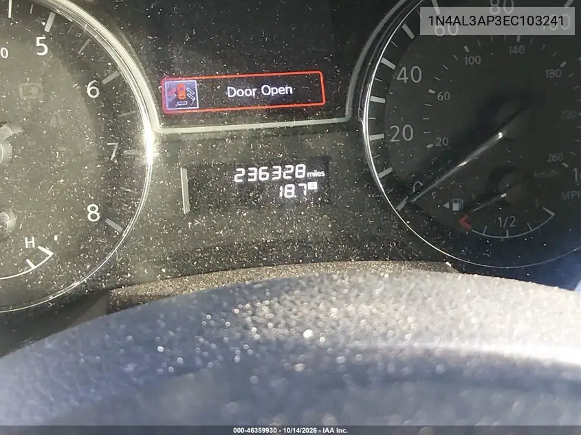 2014 NISSAN ALTIMA VIN 1N4AL3AP3EC103241 — фото 7