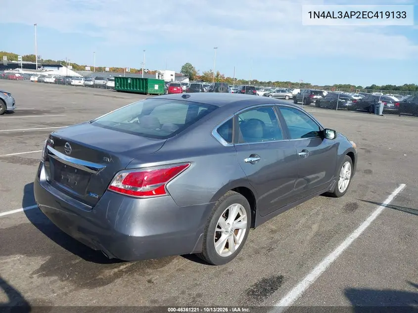 2014 NISSAN ALTIMA VIN 1N4AL3AP2EC419133 — фото 4