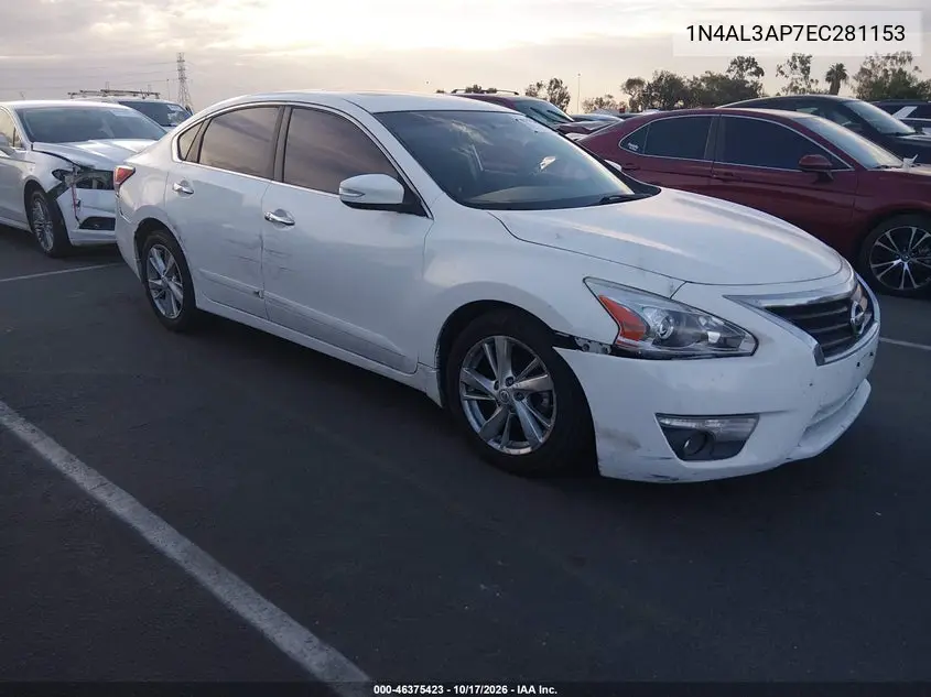 NISSAN ALTIMA 2014, VIN 1N4AL3AP7EC281153