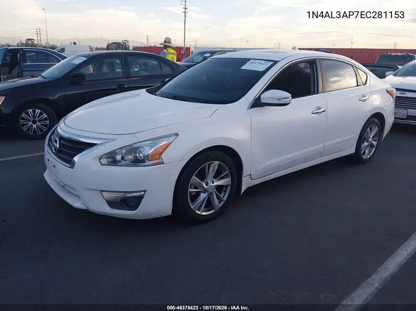 2014 NISSAN ALTIMA VIN 1N4AL3AP7EC281153 — фото 2