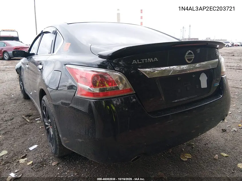 2014 NISSAN ALTIMA VIN 1N4AL3AP2EC203721 — фото 3