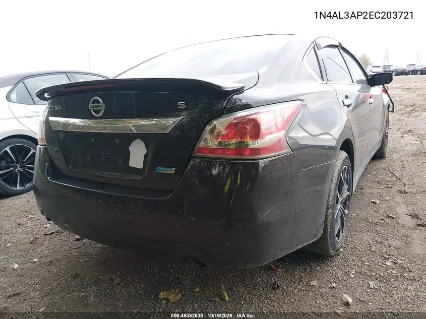2014 NISSAN ALTIMA VIN 1N4AL3AP2EC203721 — фото 4