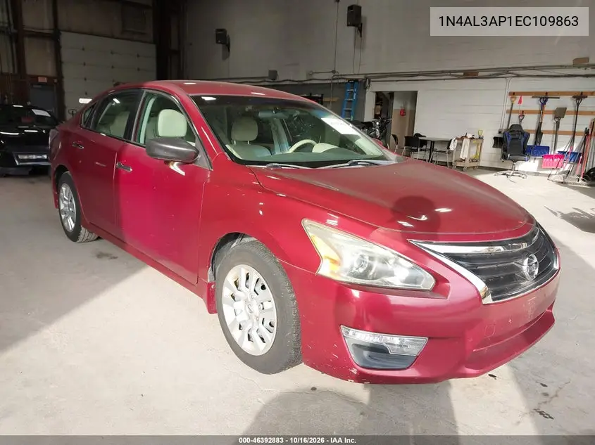 NISSAN ALTIMA 2014, VIN 1N4AL3AP1EC109863