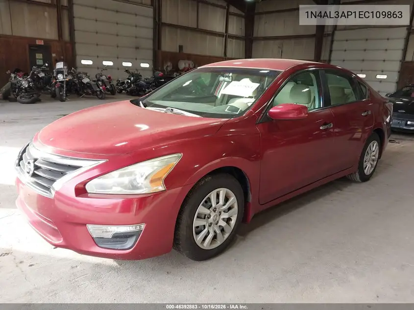 2014 NISSAN ALTIMA VIN 1N4AL3AP1EC109863 — фото 2