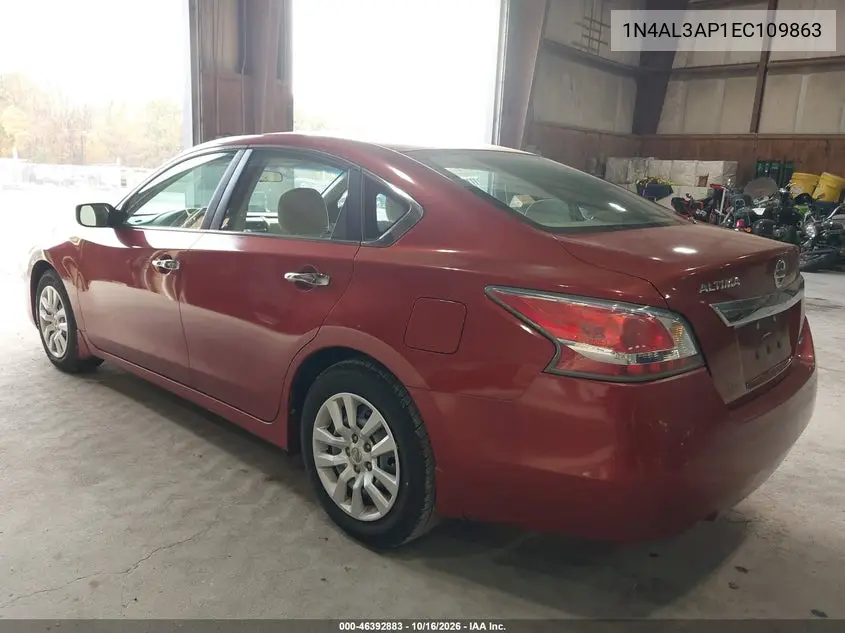2014 NISSAN ALTIMA VIN 1N4AL3AP1EC109863 — фото 3