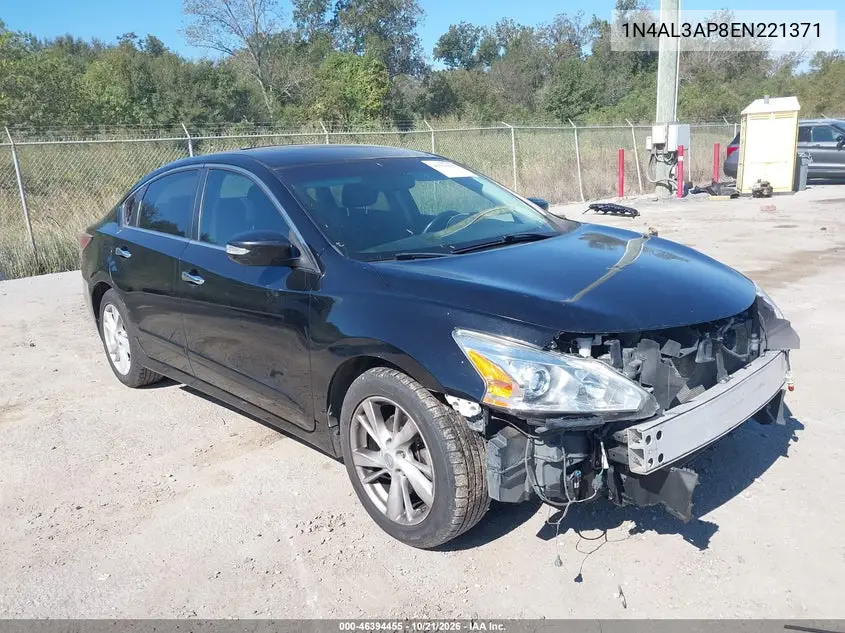 NISSAN ALTIMA 2014, VIN 1N4AL3AP8EN221371