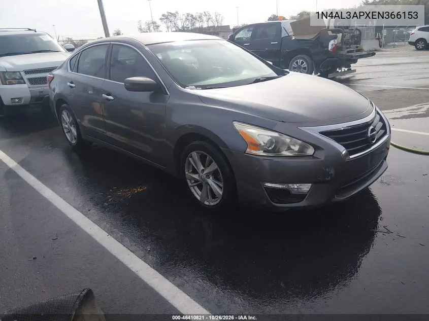 NISSAN ALTIMA 2014, VIN 1N4AL3APXEN366153