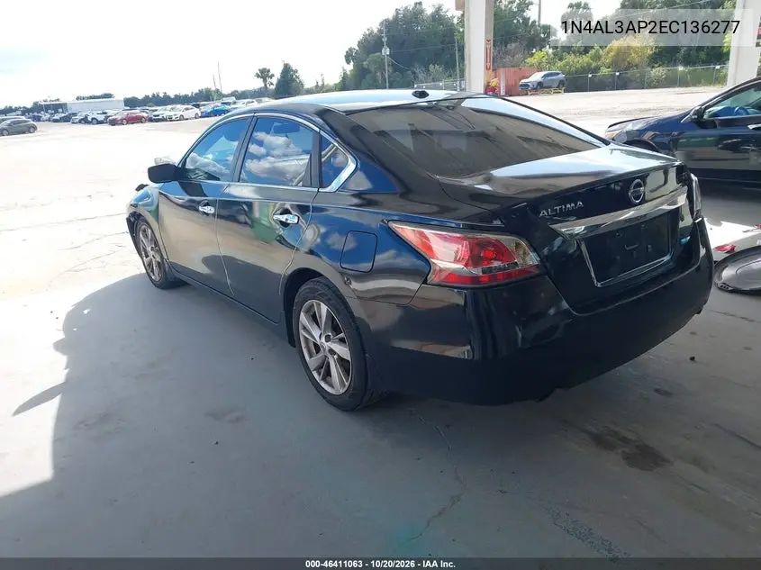 2014 NISSAN ALTIMA VIN 1N4AL3AP2EC136277 — фото 3