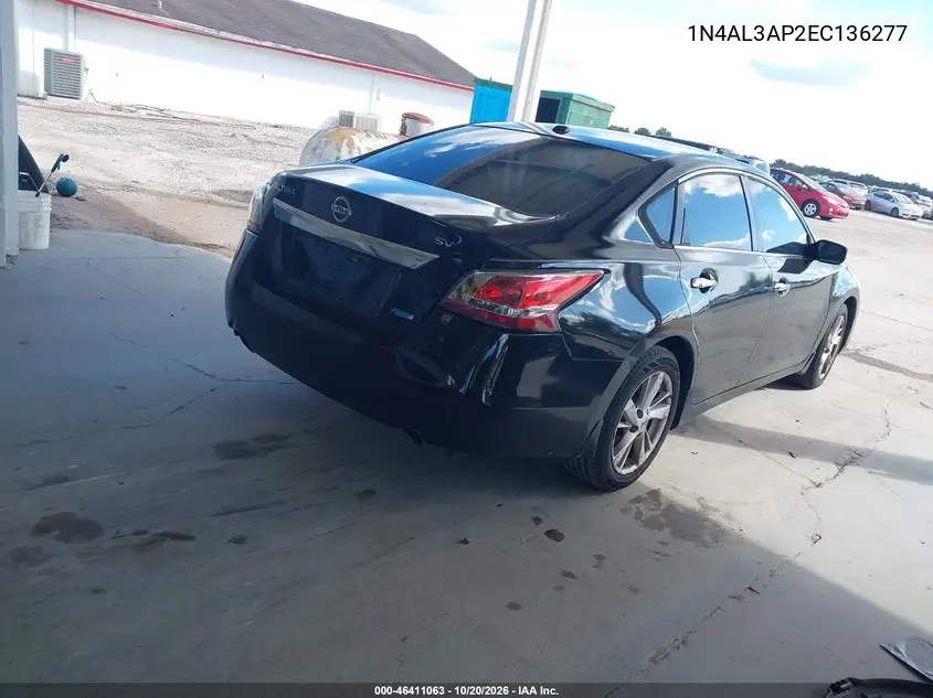 2014 NISSAN ALTIMA VIN 1N4AL3AP2EC136277 — фото 4