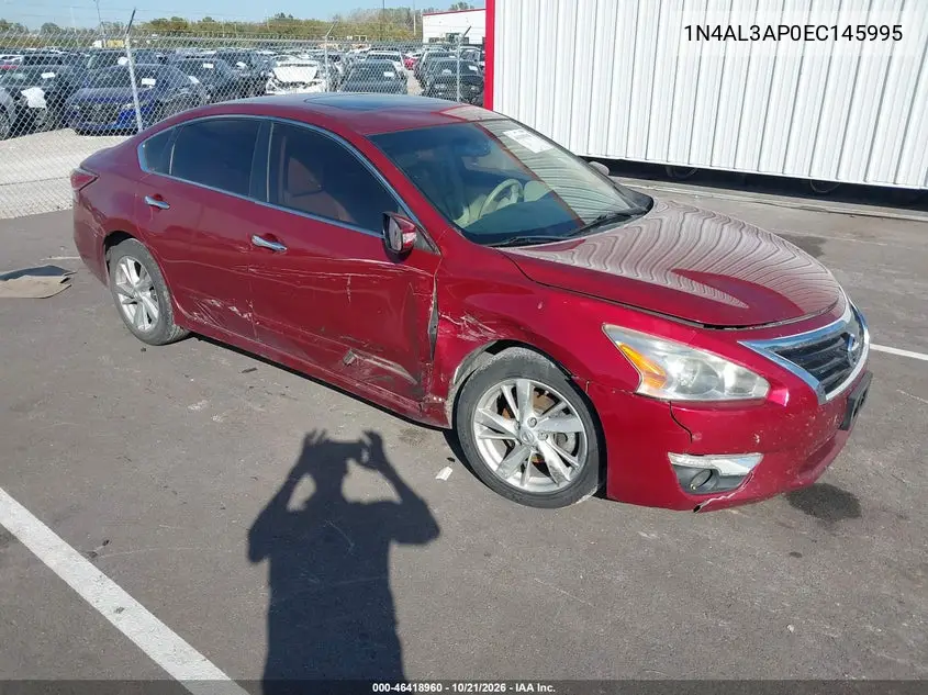 NISSAN ALTIMA 2014, VIN 1N4AL3AP0EC145995