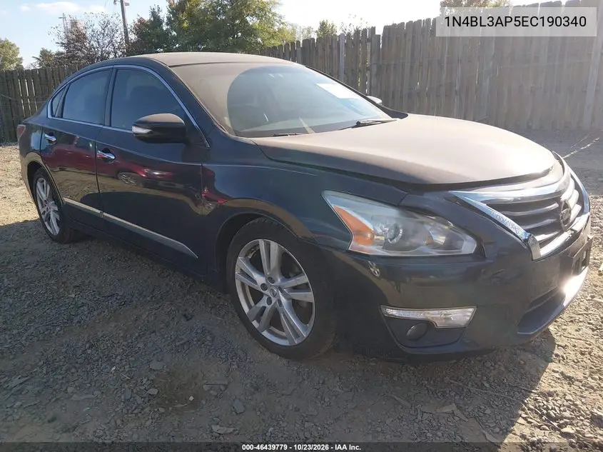 NISSAN ALTIMA 2014, VIN 1N4BL3AP5EC190340