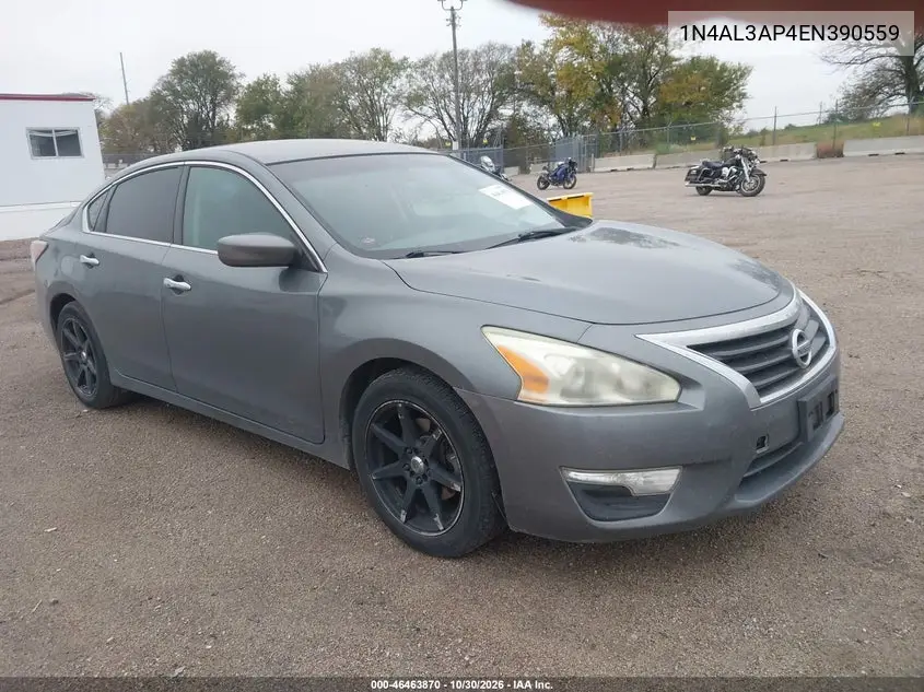 NISSAN ALTIMA 2014, VIN 1N4AL3AP4EN390559
