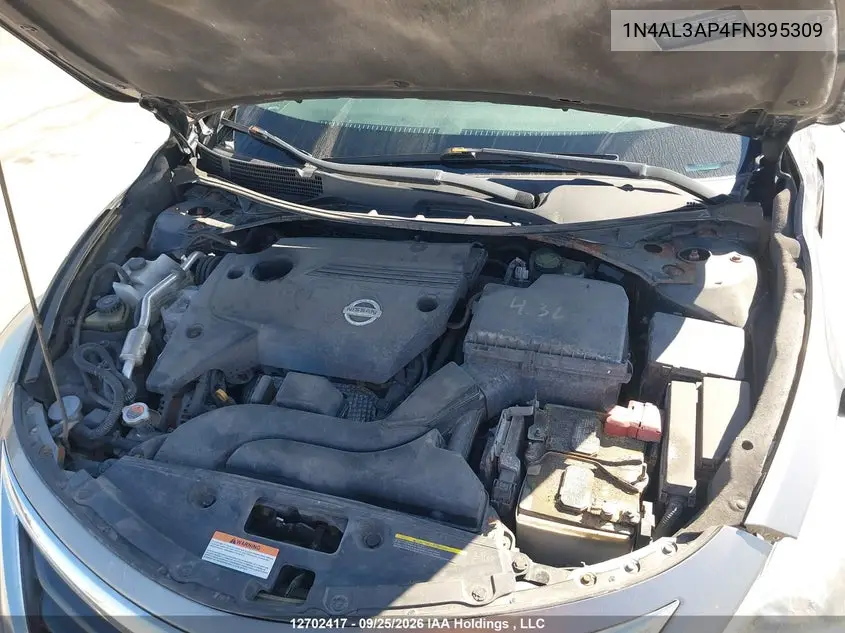 2015 NISSAN ALTIMA VIN 1N4AL3AP4FN395309 — фото 10