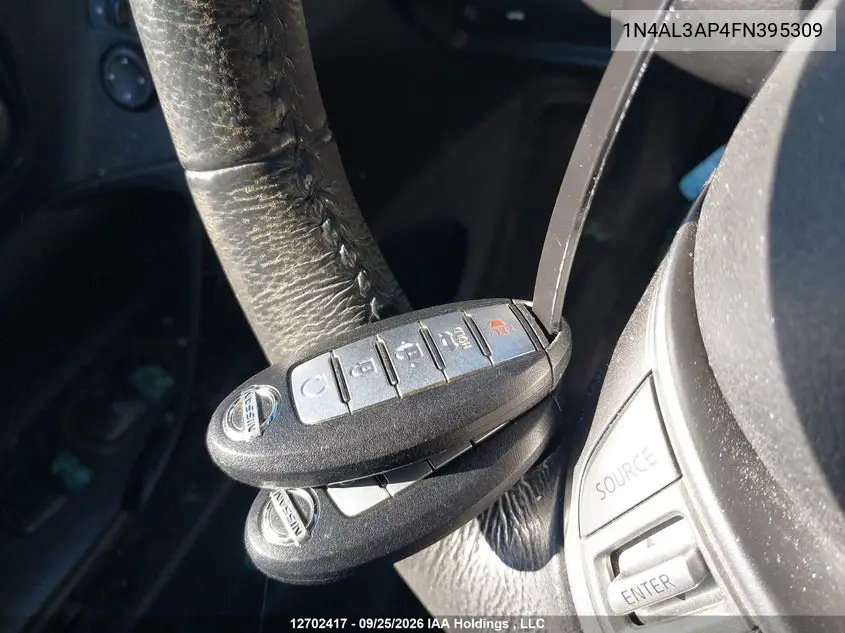 2015 NISSAN ALTIMA VIN 1N4AL3AP4FN395309 — фото 11
