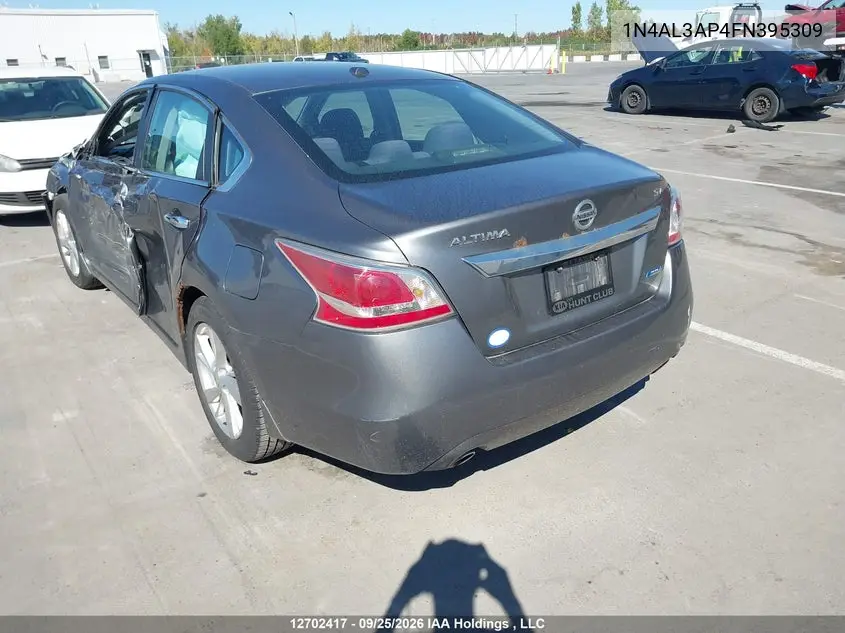 2015 NISSAN ALTIMA VIN 1N4AL3AP4FN395309 — фото 3