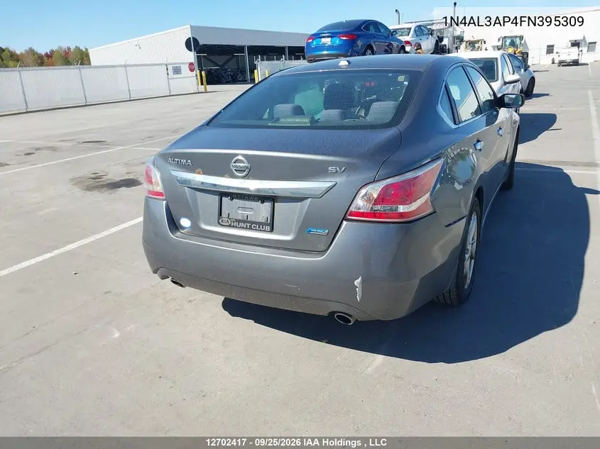 2015 NISSAN ALTIMA VIN 1N4AL3AP4FN395309 — фото 4