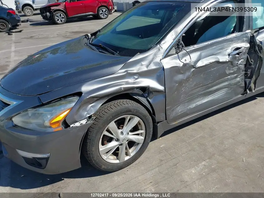 2015 NISSAN ALTIMA VIN 1N4AL3AP4FN395309 — фото 6