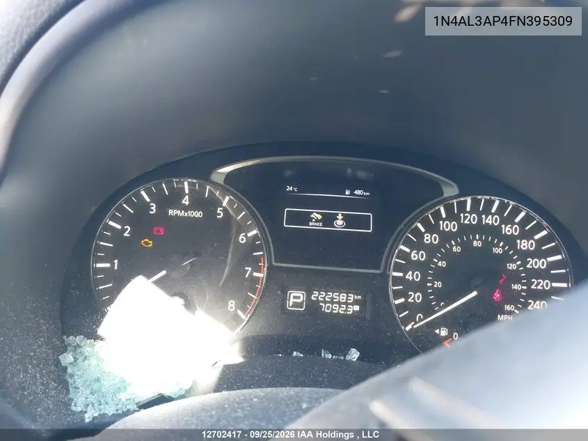 2015 NISSAN ALTIMA VIN 1N4AL3AP4FN395309 — фото 7