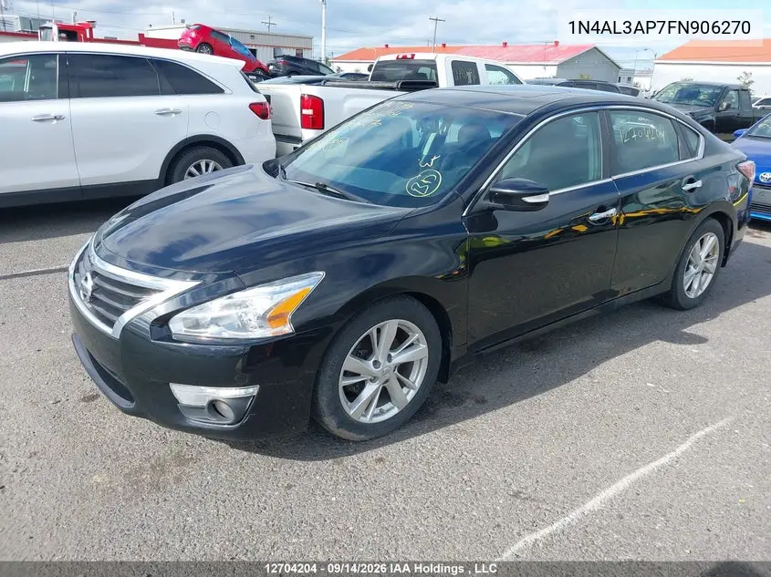 2015 NISSAN ALTIMA VIN 1N4AL3AP7FN906270 — фото 2