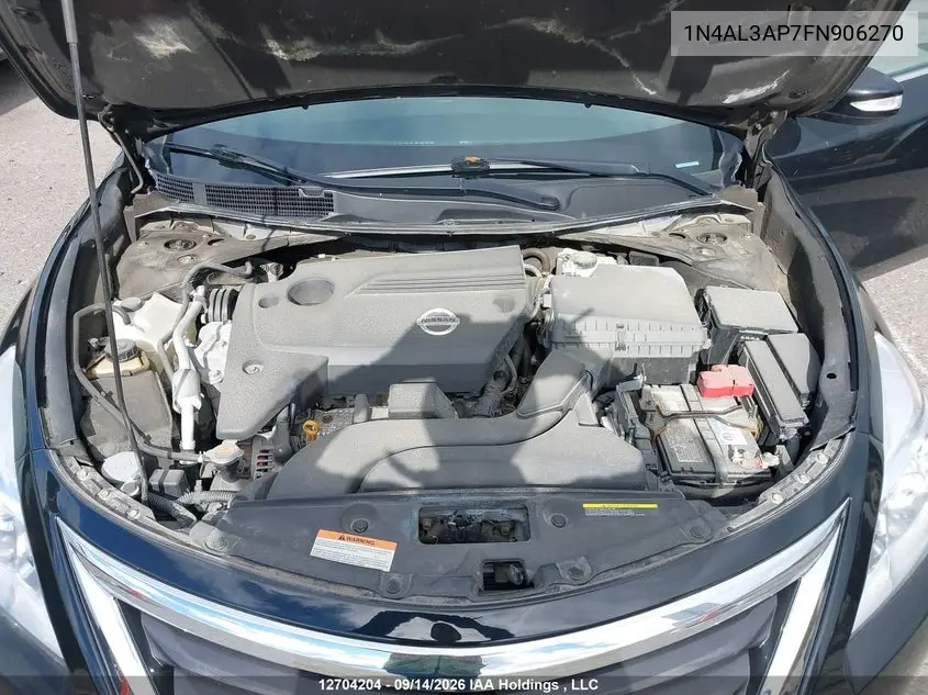 2015 NISSAN ALTIMA VIN 1N4AL3AP7FN906270 — фото 9