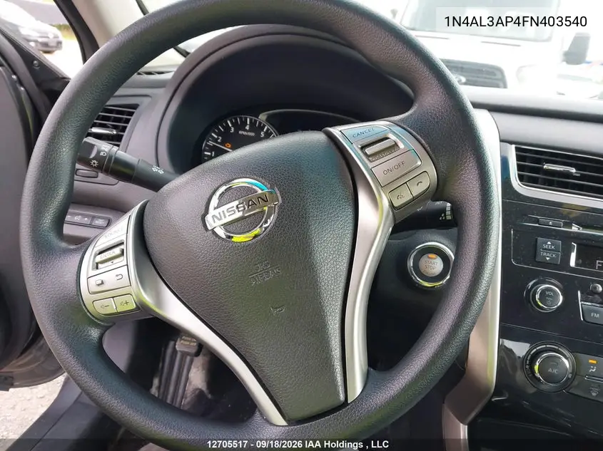 2015 NISSAN ALTIMA VIN 1N4AL3AP4FN403540 — фото 17