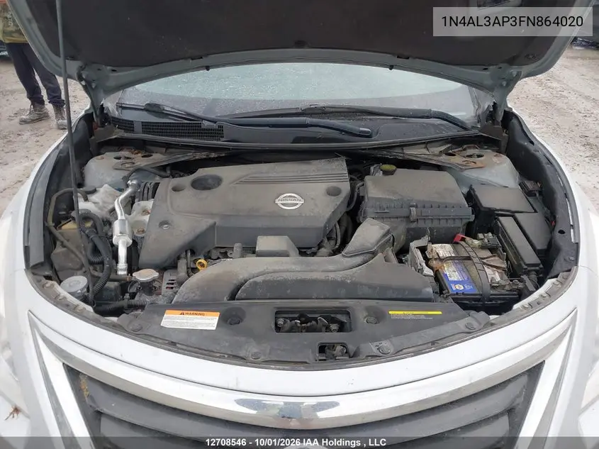2015 NISSAN ALTIMA VIN 1N4AL3AP3FN864020 — фото 10
