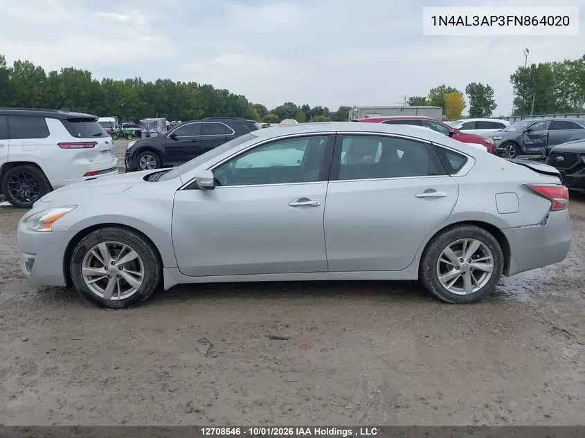 2015 NISSAN ALTIMA VIN 1N4AL3AP3FN864020 — фото 14