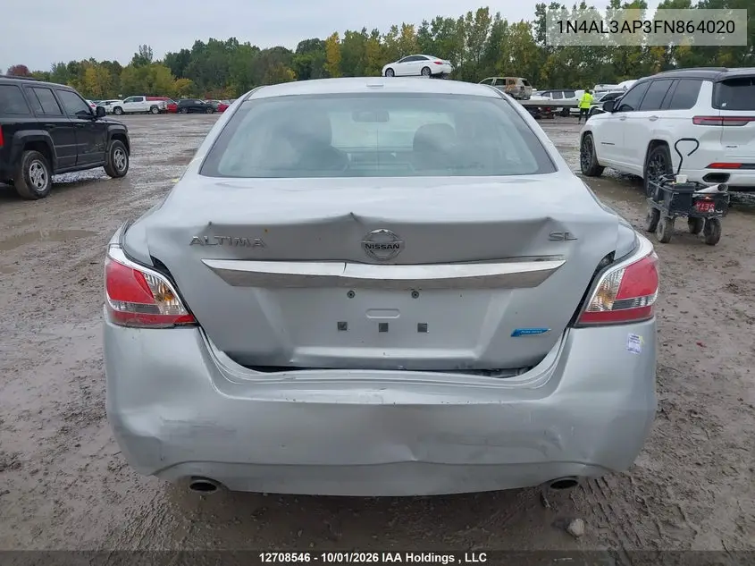 2015 NISSAN ALTIMA VIN 1N4AL3AP3FN864020 — фото 16