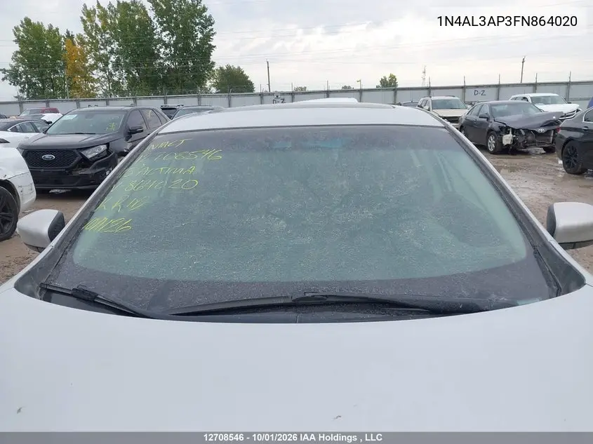 2015 NISSAN ALTIMA VIN 1N4AL3AP3FN864020 — фото 17