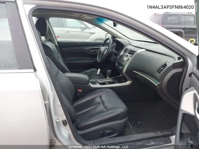2015 NISSAN ALTIMA VIN 1N4AL3AP3FN864020 — фото 5