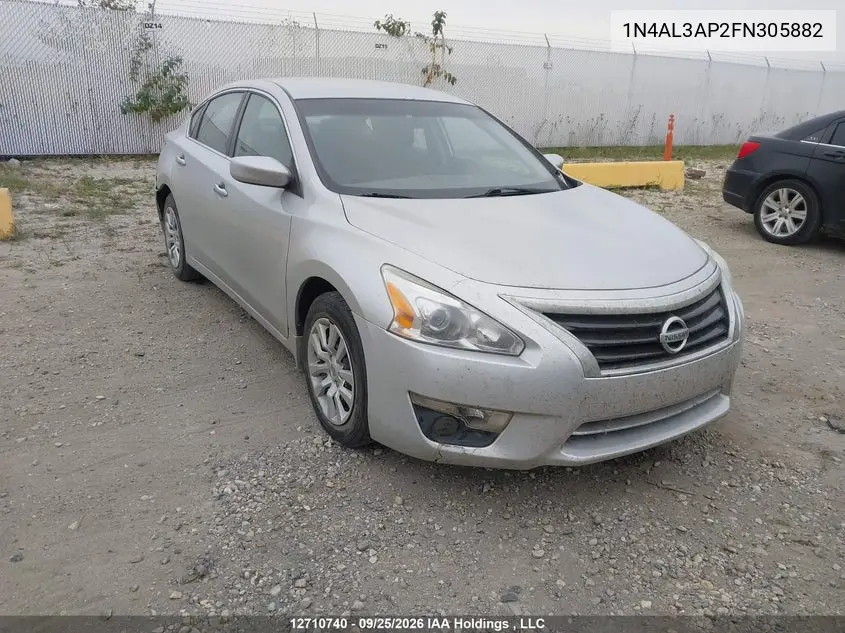 NISSAN ALTIMA 2015, VIN 1N4AL3AP2FN305882